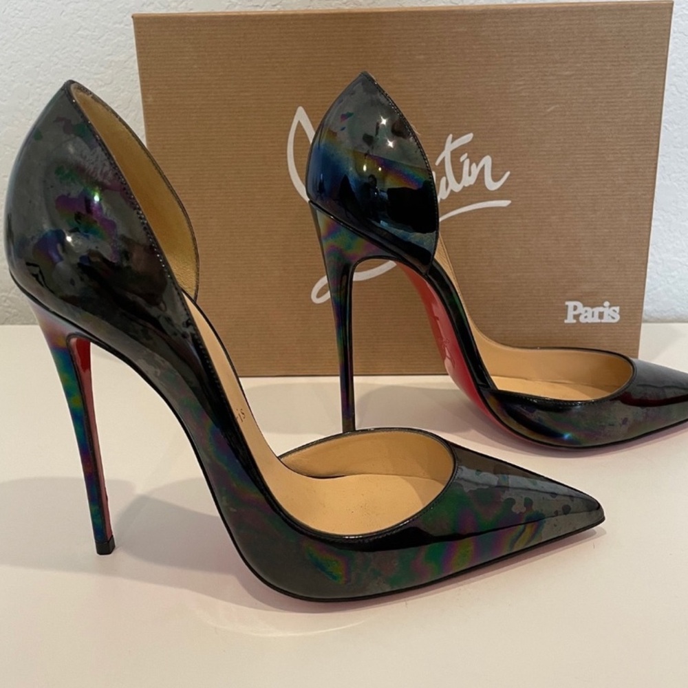 Authentic Louboutin Iriza 120 Stellar - Rare